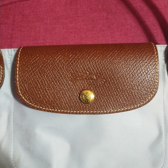 Pre-Owned Longchamp Le Pliage Large Tote Grayish - Picture 2 of 5